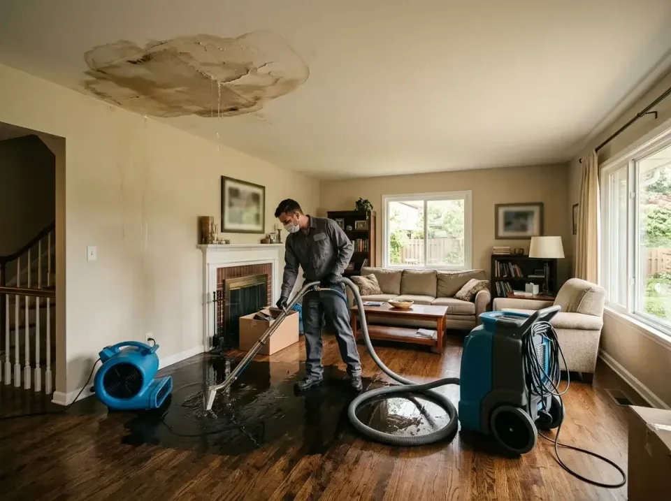 attic-pipe-burst-ceiling-drip-008 — frequently asked questions, Water Damage Restoration & Carpet Care in Clifton Knolls-Mil…